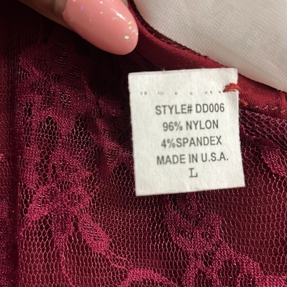 Formal Western Wear Burgundy Jacket and Dress Size Large - Picture 7 of 17